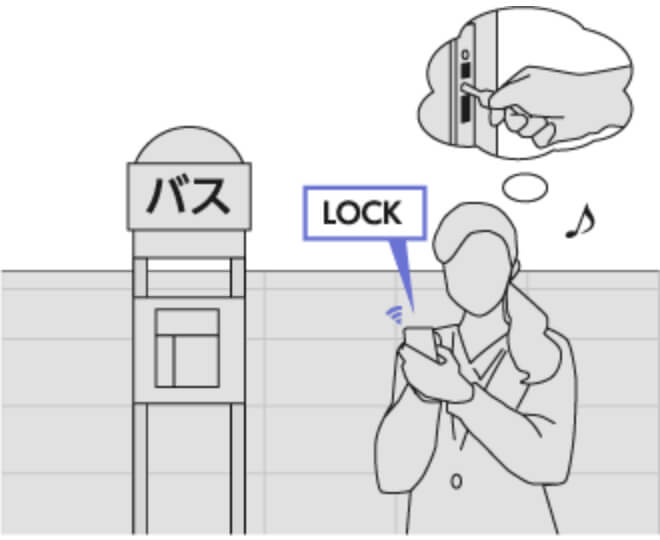 玄関ドアのロック状況をスマホで把握